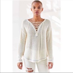 Urban Outfitters Crème Reversible Sweater
